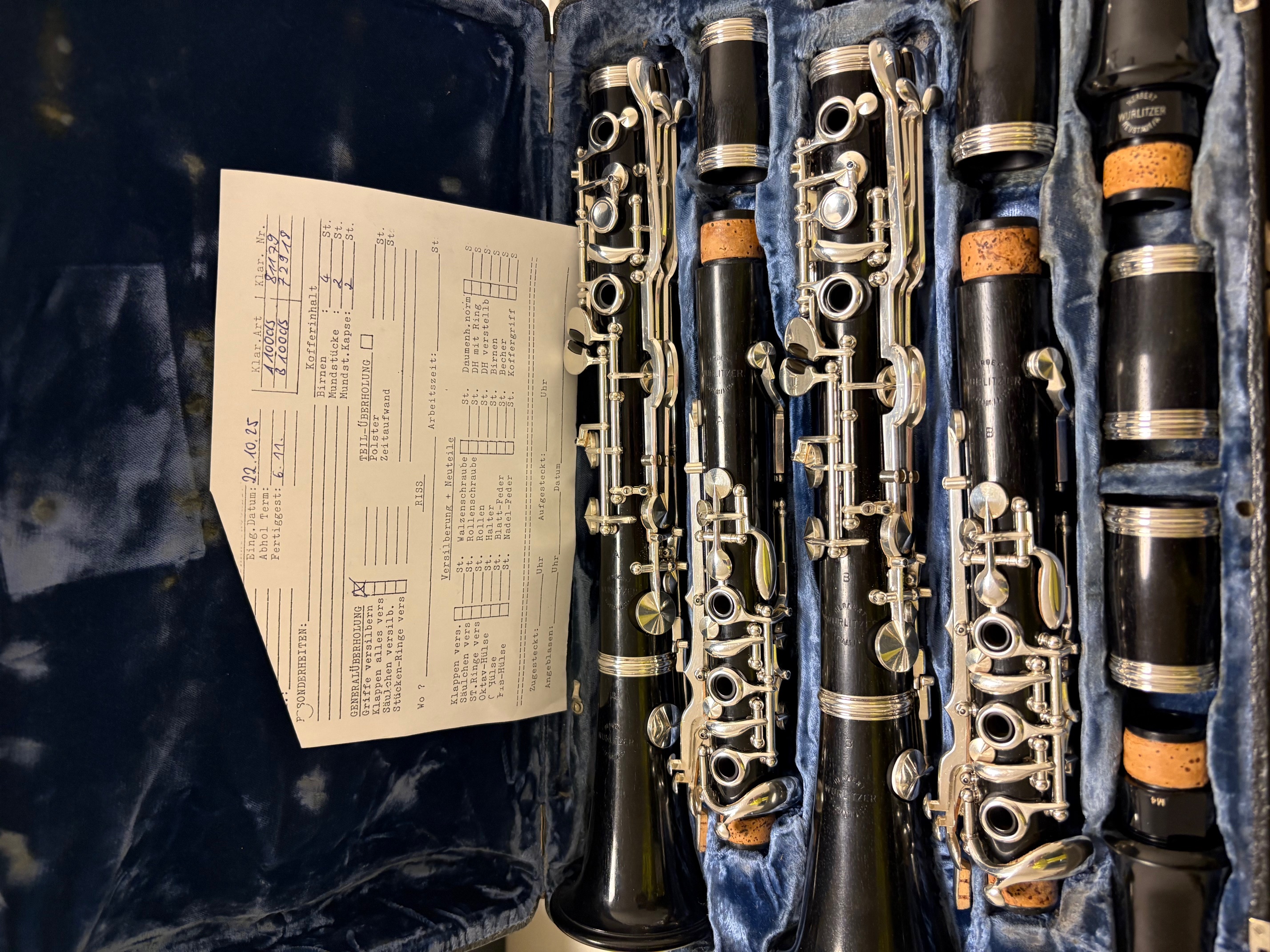 Satz A/B-Klarinetten No. 100cS